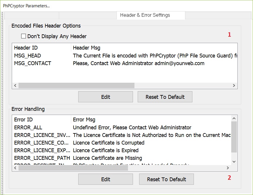 decoder parameters