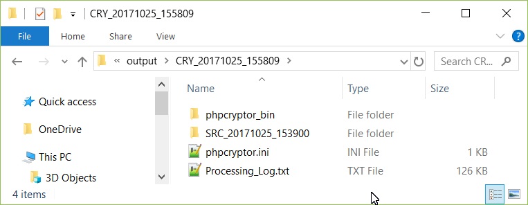 PhPCryptor Compiled Items